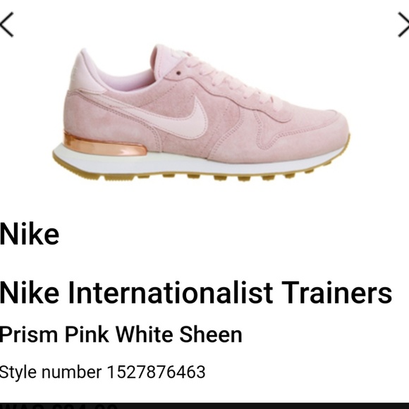 nike pink suede trainers